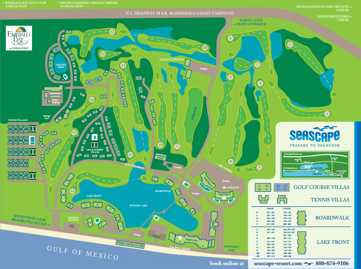 Map Of Florida Resorts